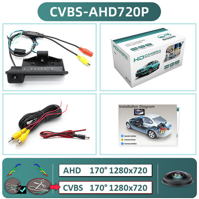 GreenYi AHD 1080P 170° automašīnas atpakaļskata kamera priekš BMW E60 E39 E90 E82 E61 X1 E84 X5 E70 E92 E91 3/5 Series E88 E93 X6 Night Vision