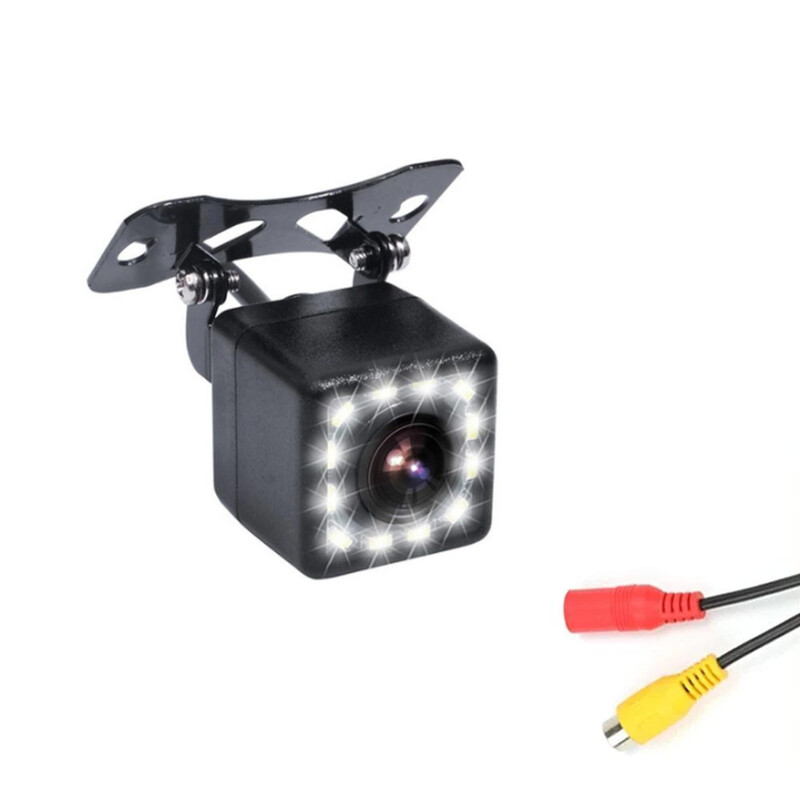 JUNDOF autós tolatókamera univerzális 12 LED-es éjszakai tolatós tolatókamera vízálló 170 széles látószögű HD színes kép
