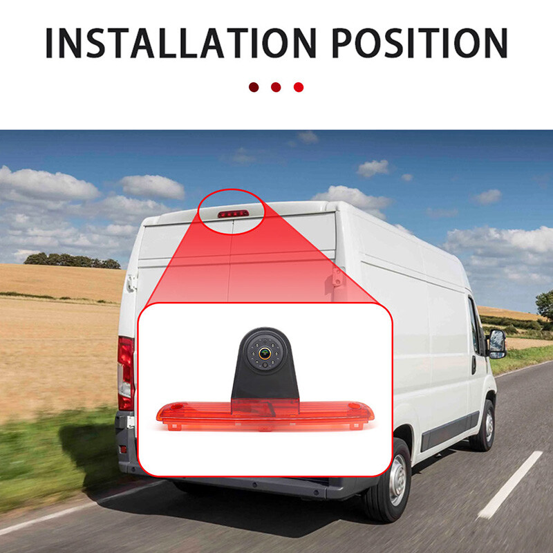 AHD 1080P autó féklámpa tolató hátsó kamera Fiat Ducato Peugeot Boxer Citroen relé vízálló hátlapi kamerához