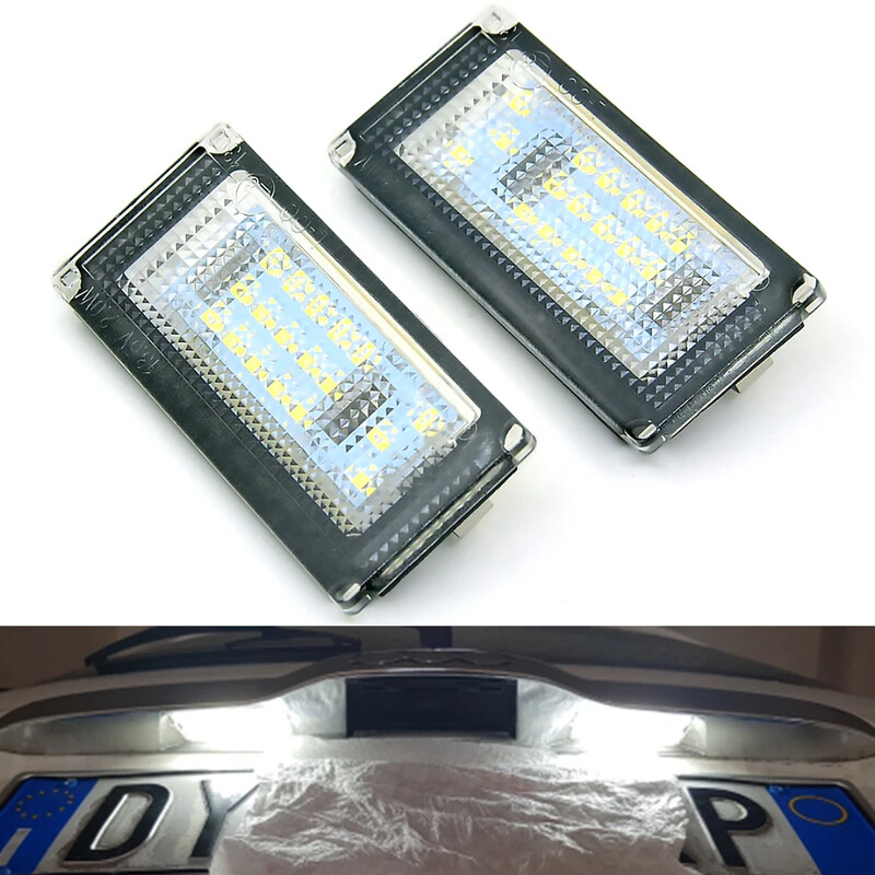 One Set Mini R50 R52 R53 Led Number Lights Plate Lights for Bmw Mini Cooper S 6000K Ultra Bright Canbus No Error 12V