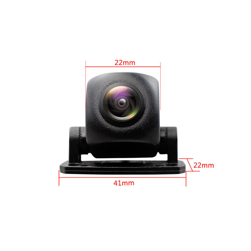 Smartour CCD transportlīdzekļa atpakaļskata kamera automašīnas atpakaļgaitas kamera, melna zivs acs objektīvs nakts redzamības ūdensizturīgs universāls HD stāvvietas rezerves kamera