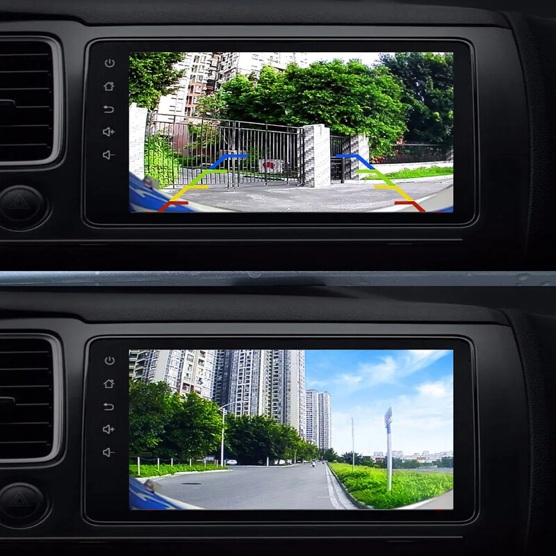 Smartour AHD 1080P automašīnas atpakaļskata kamera, universāla 18,5 MM CCD 180 grādu HD nakts redzamības atpakaļgaitas parkošanās kamera