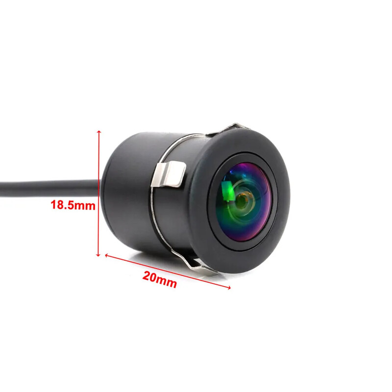 Smartour AHD 1080P automašīnas atpakaļskata kamera, universāla 18,5 MM CCD 180 grādu HD nakts redzamības atpakaļgaitas parkošanās kamera