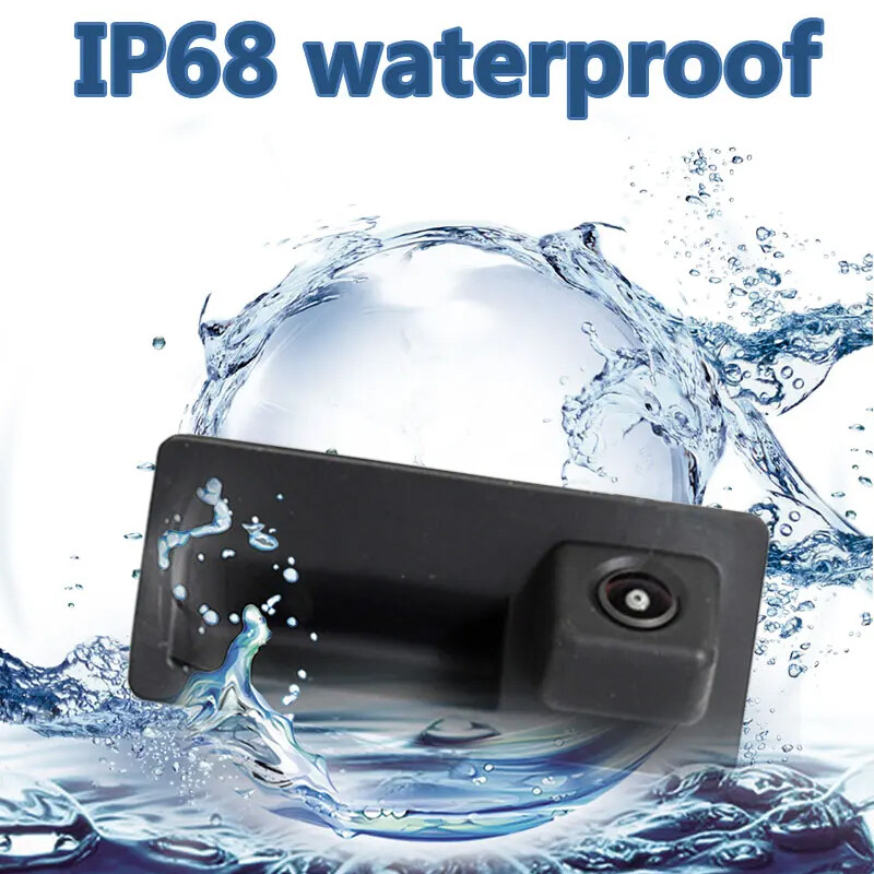 HD ūdensizturīga atpakaļskata kamera VW Volkswagen Golf Passat B7 B6 Tiguan Jetta MK6 Audi A3 A4 A5 Q5 A6