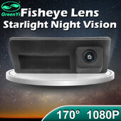 GreenYi 170° 1080P AHD transportlīdzekļa atpakaļskata kamera automašīnai VW Volkswagen Golf Passat B7 B6 Tiguan Jetta MK6 Audi A3 A4 A5 Q5 A6 B6