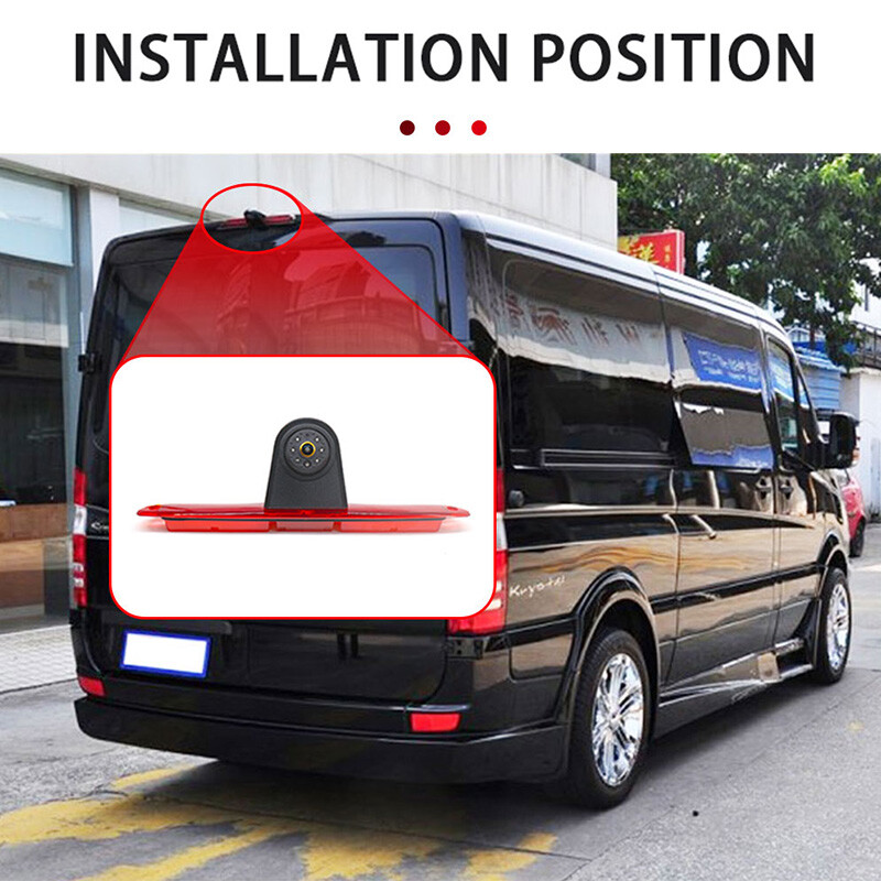 AHD 1080P HD CCD ūdensizturīgs automašīnas bremžu gaismas aizmugurējā skata atpakaļgaitas kamera Mercedes-Benz Sprinter VW Crafter van 2007-2018