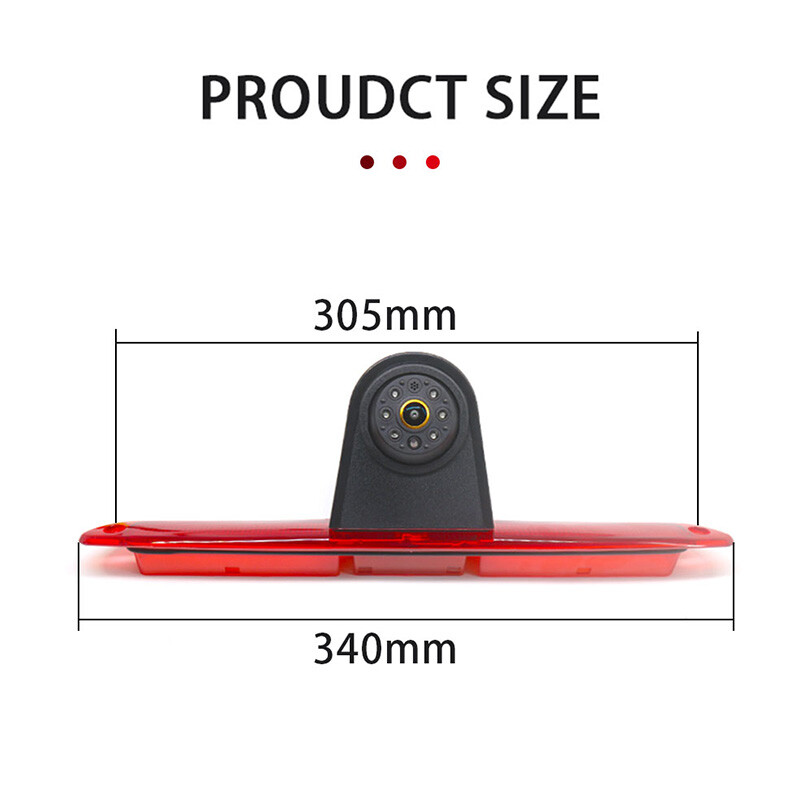 AHD 1080P HD CCD ūdensizturīgs automašīnas bremžu gaismas aizmugurējā skata atpakaļgaitas kamera Mercedes-Benz Sprinter VW Crafter van 2007-2018