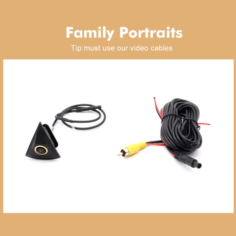 Κάμερα μπροστινής όψης αυτοκινήτου 1080P για VW GOLF Jetta Touareg Passat Polo Tiguan Bora Αδιάβροχο λογότυπο Wide Degree Embedded For VW