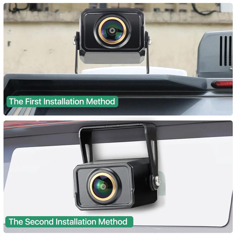 iPoster AHD 1080P PAL 4 tűs halszem objektív mini méretű autó tolatókamera tolatókamera éjszakai vízálló lakókocsi kamionhoz