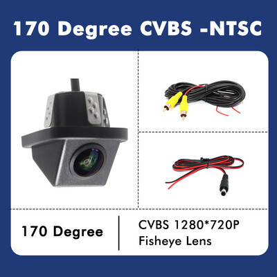 Smartour 4K AHD 1080P automašīnas atpakaļgaitas kameras atpakaļskats stāvēšanai CCD HD universālā zelta objektīva 180 grādu automātiskā atpakaļgaitas kamera