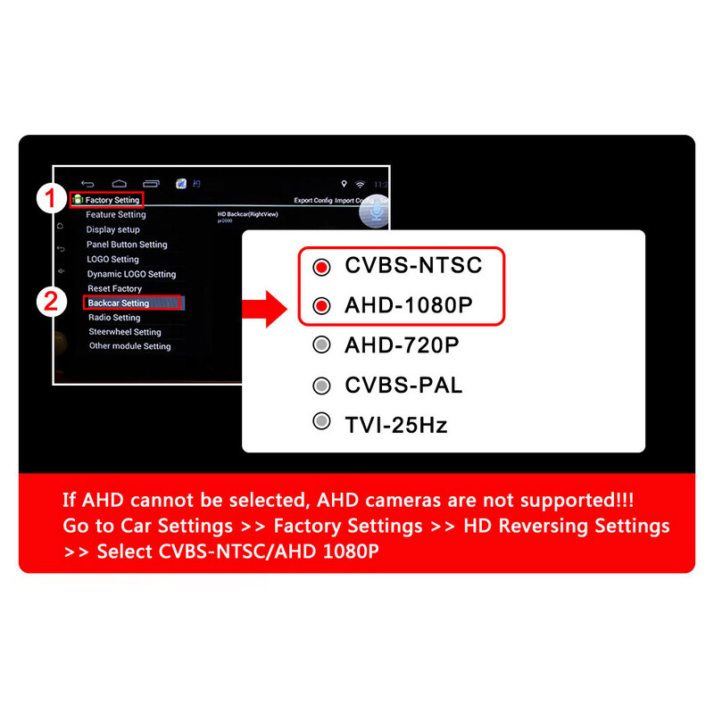 Smartour 4K AHD 1080P automašīnas atpakaļgaitas kameras atpakaļskats stāvēšanai CCD HD universālā zelta objektīva 180 grādu automātiskā atpakaļgaitas kamera