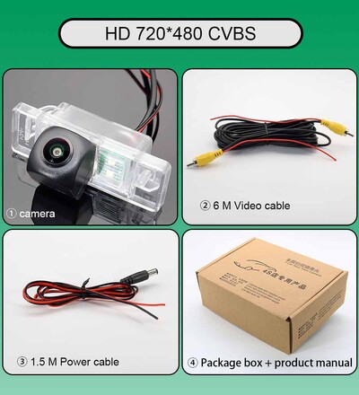 AHD 1080P 170° kalasilm sõiduki tahavaatekaamera Citroen C5 MK2 2007-2017 auto tagurduskaamera HD Night Vision veekindel