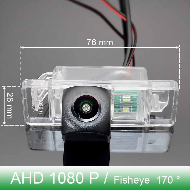 Κάμερα οπισθοπορείας οχήματος AHD 1080P 170° Fish Eye για Citroen C5 MK2 2007~2017 Car Reverse Camera HD Night Vision Αδιάβροχη