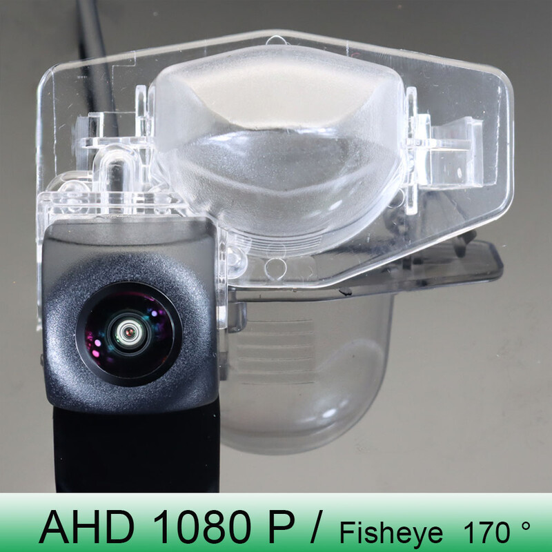AHD 1080P 170° FishEye transportlīdzekļa atpakaļskata kamera Honda CRV CR-V HRV HR-V JAZZ GK5 FIT Mobilio Pilot MR-V FR-V HD nakts redzamībai