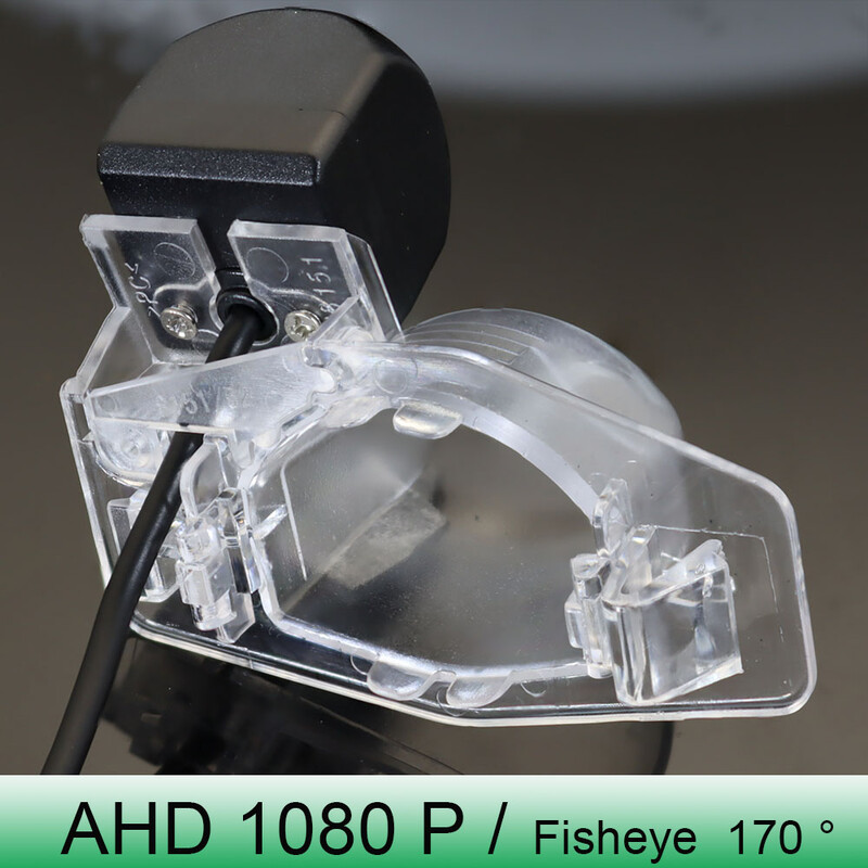 AHD 1080P 170° FishEye transportlīdzekļa atpakaļskata kamera Honda CRV CR-V HRV HR-V JAZZ GK5 FIT Mobilio Pilot MR-V FR-V HD nakts redzamībai