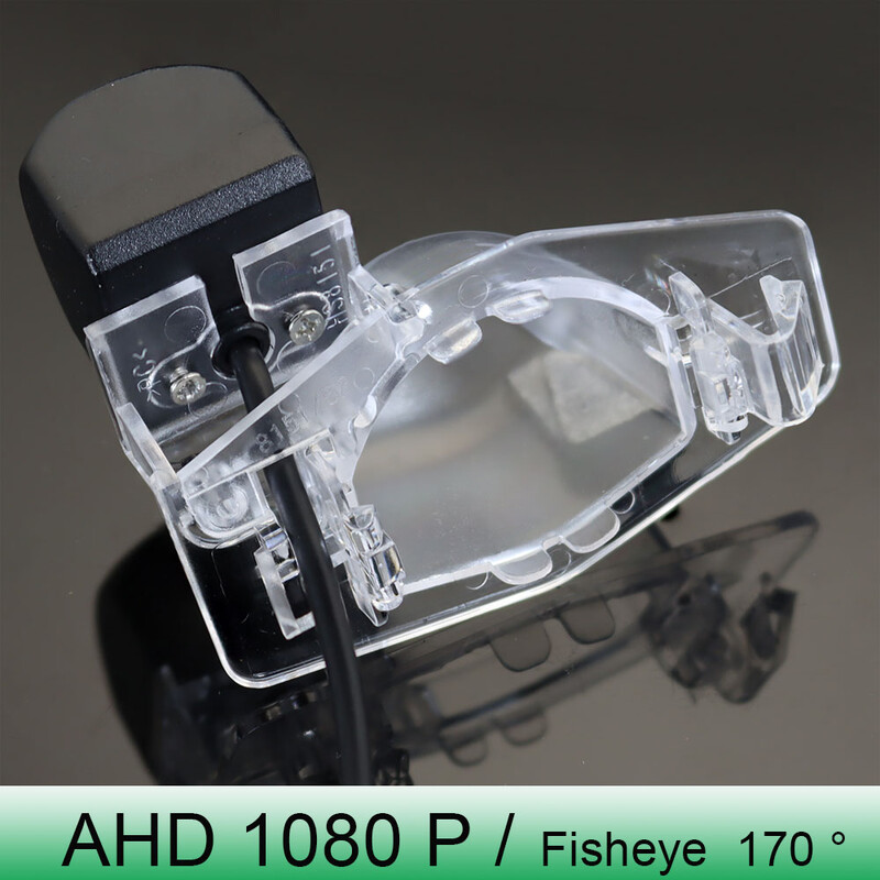 AHD 1080P 170° FishEye transportlīdzekļa atpakaļskata kamera Honda CRV CR-V HRV HR-V JAZZ GK5 FIT Mobilio Pilot MR-V FR-V HD nakts redzamībai