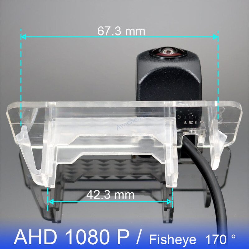 2,4 Ghz-es vezeték nélküli tolatós halszem kamera Smart Fortwo W451-hez 2007 2008 2009 2010 2011 2012 2013 2014