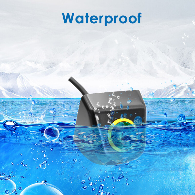 SMARTOUR AHD 180 grādu zivs acs objektīvs nakts redzamības 1080P AHD transportlīdzekļa aizmugures skats atpakaļgaitas kameras metāla 4 PIN Android DVD