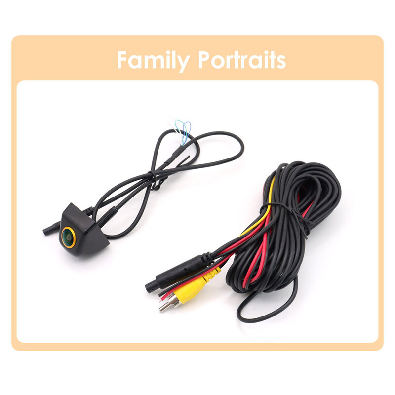 SMARTOUR AHD 180 grādu zivs acs objektīvs nakts redzamības 1080P AHD transportlīdzekļa aizmugures skats atpakaļgaitas kameras metāla 4 PIN Android DVD