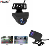 HGDO 1080P automobilio atsarginė kamera galinio vaizdo kamera Ultra HD naktinio matymo vandeniui atspari 170° atbulinės eigos kamera universaliems automobiliams visureigiams