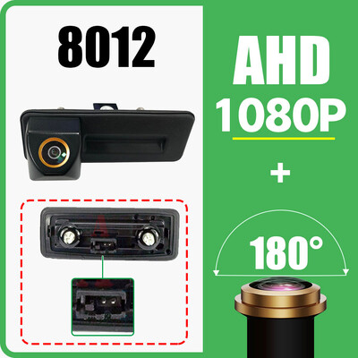Wondefoo 180° AHD 1080P auto tahavaatekaamera Skoda Roomsterile Fabia Octavia Yeti Rapid suurepärane Audi A1 A4L A3 auto tagurdamiseks