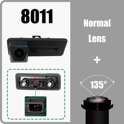 Wondefoo 180° AHD 1080P auto tahavaatekaamera Skoda Roomsterile Fabia Octavia Yeti Rapid suurepärane Audi A1 A4L A3 auto tagurdamiseks