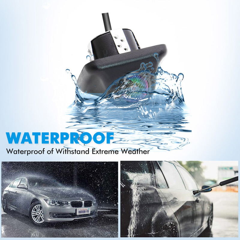 AHD 4K CCD 180 fokos halszem objektív autós hátsó oldalsó elölnézeti kamera HD széles látószögű tolatós tolatókamera éjjellátó vízálló