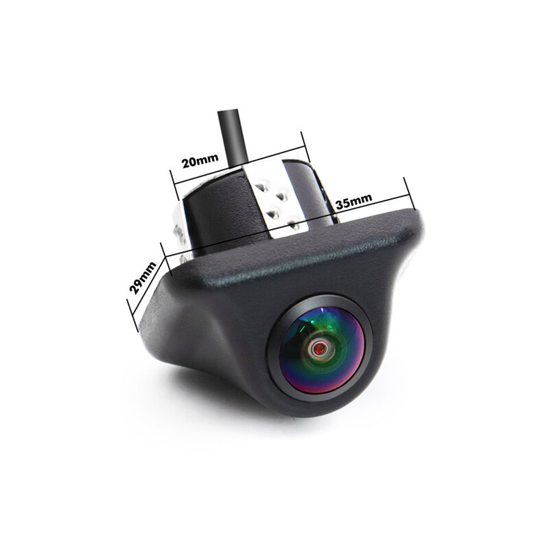 AHD 4K CCD 180 fokos halszem objektív autós hátsó oldalsó elölnézeti kamera HD széles látószögű tolatós tolatókamera éjjellátó vízálló