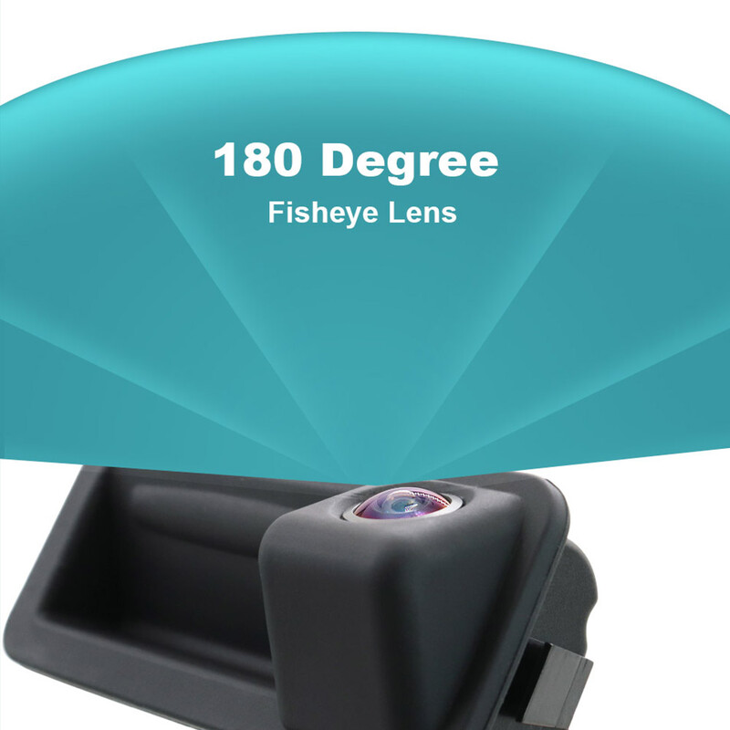 180° 1080P automašīnas atpakaļskata kamera Ford Focus 2 MK2 Mondeo MK4 S-Max C-Max Kuga MK1 Fiesta MK7 Rover Range Freelander 2