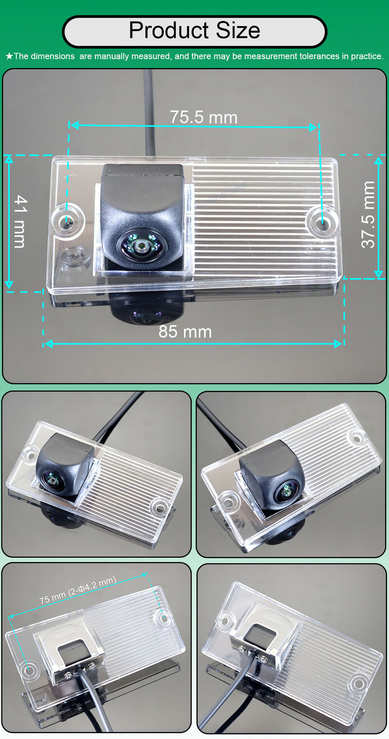 AHD 1080P 170° FishEye transportlīdzekļa atpakaļskata rezerves kamera KIA Naza Sorento BL MK1 2003 2004 2005 2006 2007 2008 HD Night Vision