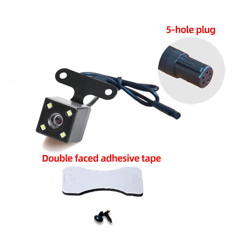 VGA visszapillantó tükör lencse, 4 PIN VGA videó, 4 LED vízálló kamera lencse