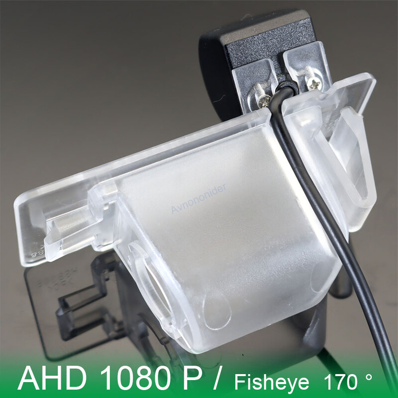 Paredzēts Opel/Vauxhall Zafira Tourer C Vectra Caravan universitātei AHD 1080P 170° FishEye transportlīdzekļa aizmugurējā skata rezerves kamera nakts redzamības režīmā