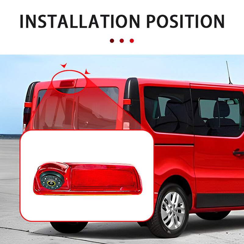 AHD1080P autó féklámpa tolató kamera OPEL VIVARO 2014 RENAUL Trafic 3 vízálló éjjellátó tolatókamera