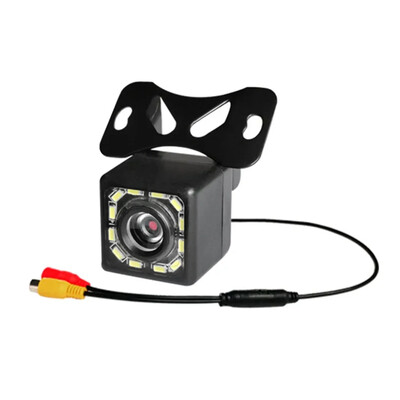 8 12LED-i auto tagurdamiskaamera öönägemine tagurdatav automaatmonitor CCD IP68 veekindel 170-kraadine HD-pilt
