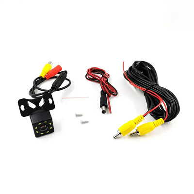 8 12LED-i auto tagurdamiskaamera öönägemine tagurdatav automaatmonitor CCD IP68 veekindel 170-kraadine HD-pilt