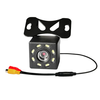 8 12LED-i auto tagurdamiskaamera öönägemine tagurdatav automaatmonitor CCD IP68 veekindel 170-kraadine HD-pilt