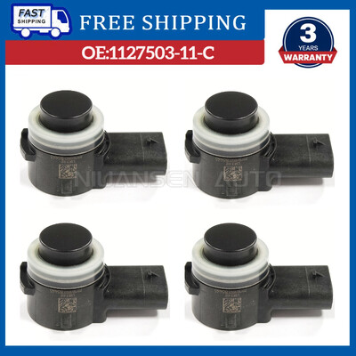 1127503-11-D 1127503-11-C PDC parkošanās palīglīdzekļa sensors Ultraskaņas PDC sensors melns priekš Tesla 3 SXY 112750311D 1127503 112750311C