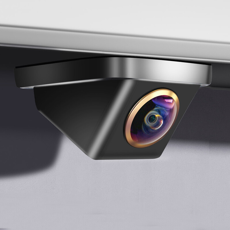 Έγχρωμη κάμερα οπισθοπορείας αυτοκινήτου 4K 180 μοιρών ευρυγώνια κάμερα όπισθεν όπισθεν Έγχρωμη εικόνα Βίντεο Night Vision Auto Backup Αδιάβροχη κάμερα 12V