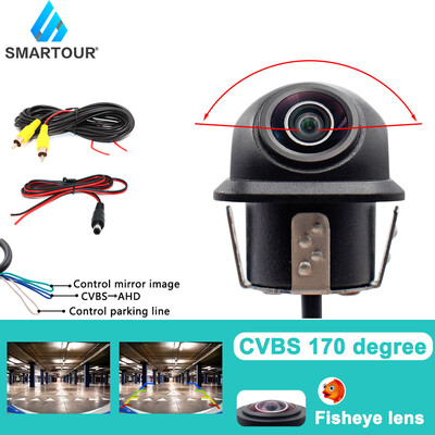 Smartour 4K AHD 1080P kuldobjektiiviga tagurduskaamera tahavaate auto öise nägemisega parkimis-CCD veekindel HD universaalne automaatne tagurdus