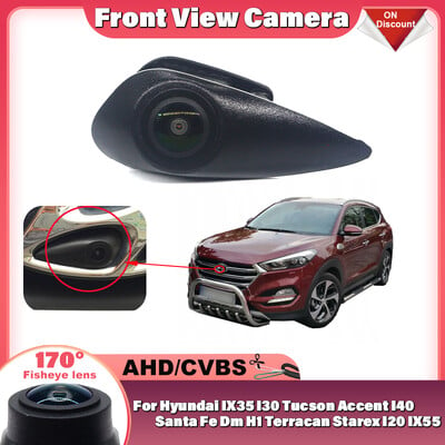 AHD 1080P CCD CVBS auto eestvaatekaamera Hyundai IX35 I30 Tucson Accent I40 Santa Fe Dm H1 Terracan Starex I20 IX55 Full HD jaoks