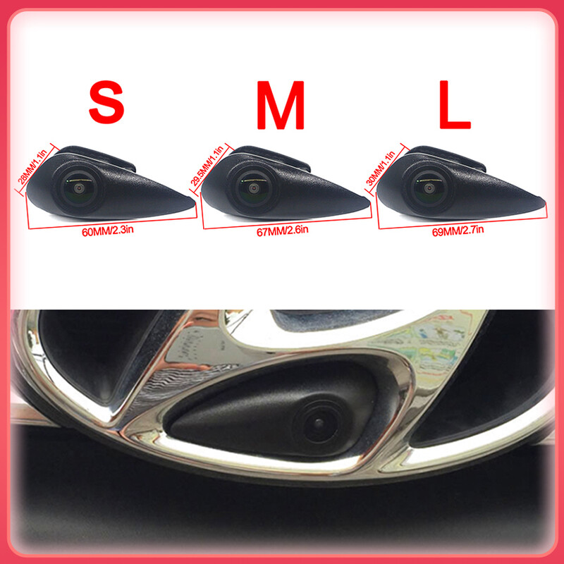 AHD 1080P CCD CVBS autó elölnézeti kamera Hyundai IX35 I30 Tucson Accent I40 Santa Fe Dm H1 Terracan Starex I20 IX55 Full HD készülékhez