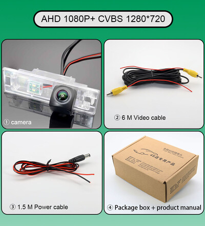 AHD 1080P 170° Fish Eye automašīnas atpakaļskata kamera MINI Convertible F57 R57 / COOPER 2009 ~ 2018 Car Parking CAM HD Night Vision