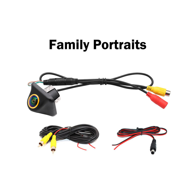 QMKJ AHD CVBS 175 fokos halszem autó első hátrameneti HD hátsó kamera járműhöz Android DVD AHD monitor első kamera