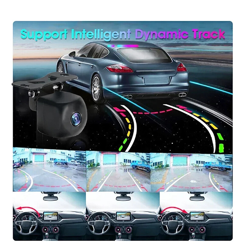 AHD autós tolatókamera éjszakai látás tartalék parkoló tolatókamera vízálló, széles látószögű autós tolatókamera autórádióhoz MP5