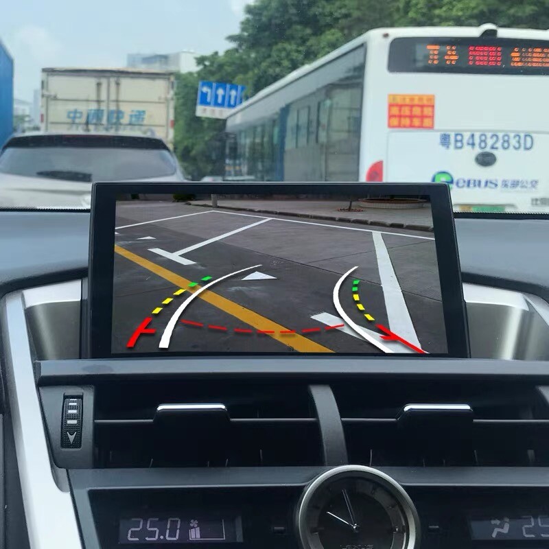 Tolatókamera DVD tolatókép intelligens dinamikus pálya éjjellátó HD halszem 170 színes videokép