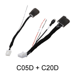 SINOSMART C05D/C20D pin-ühenduskaabel Toyota OEM-monitori Avensis Camry Corolla Prius RAV4 jaoks ilma juhtmeid kahjustamata