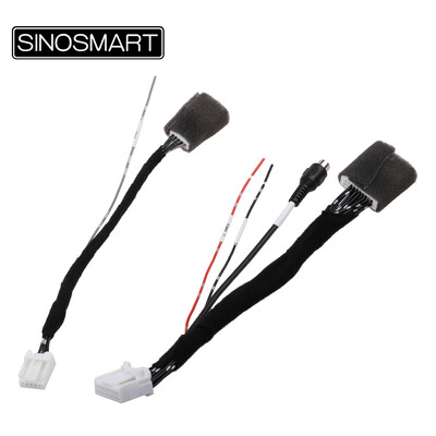 SINOSMART C05D/C20D pin-ühenduskaabel Toyota OEM-monitori Avensis Camry Corolla Prius RAV4 jaoks ilma juhtmeid kahjustamata