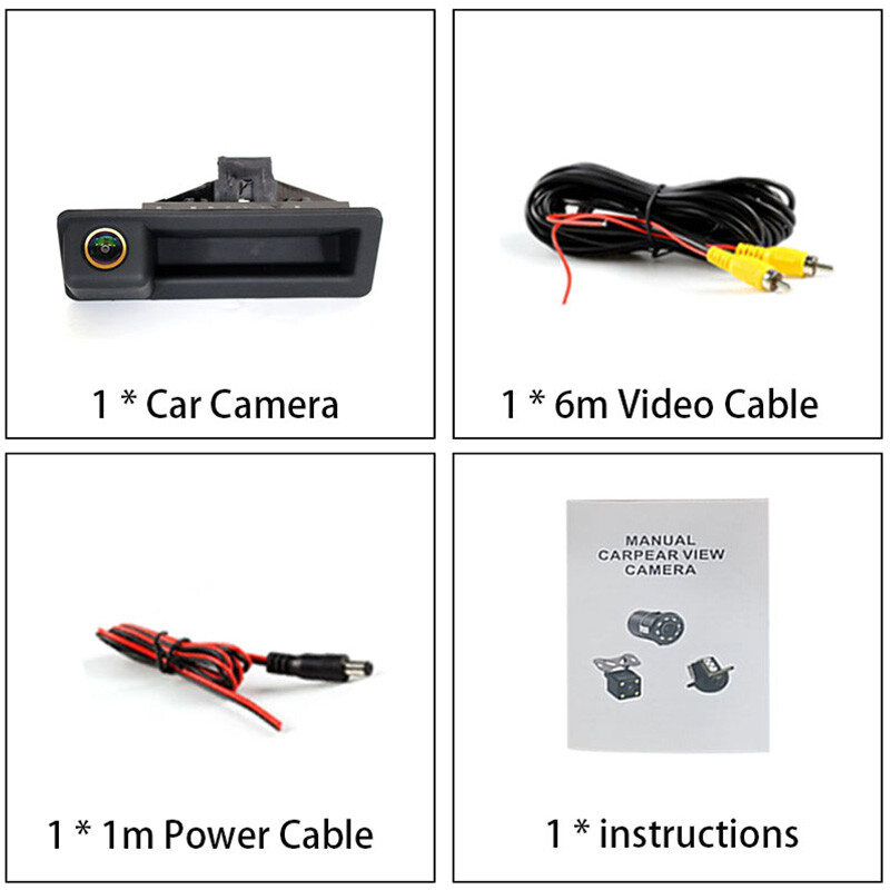 AHD 1080P αδιάβροχη κάμερα οπισθοπορείας αυτοκινήτου για BMW E60 E39 E90 E82 E61 X1 E84 X5 E70 E92 E91 Σειρά 3/5 E88 E93 X6