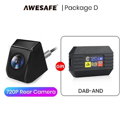 AWESAFE auto tahavaatekaamera 960P eraldusvõimega veekindel 120° lainurk tagurpidi parkimiskaamera AWESAFE DVD jaoks