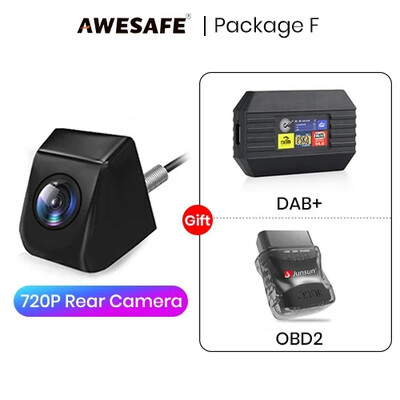 AWESAFE auto tahavaatekaamera 960P eraldusvõimega veekindel 120° lainurk tagurpidi parkimiskaamera AWESAFE DVD jaoks